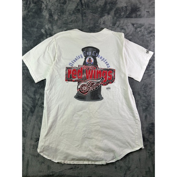 Majestic Filatures Other - VTG 1997 Detroit Red Wings Stanley Cup Champs Majestic Jersey Shirt XL Hockey